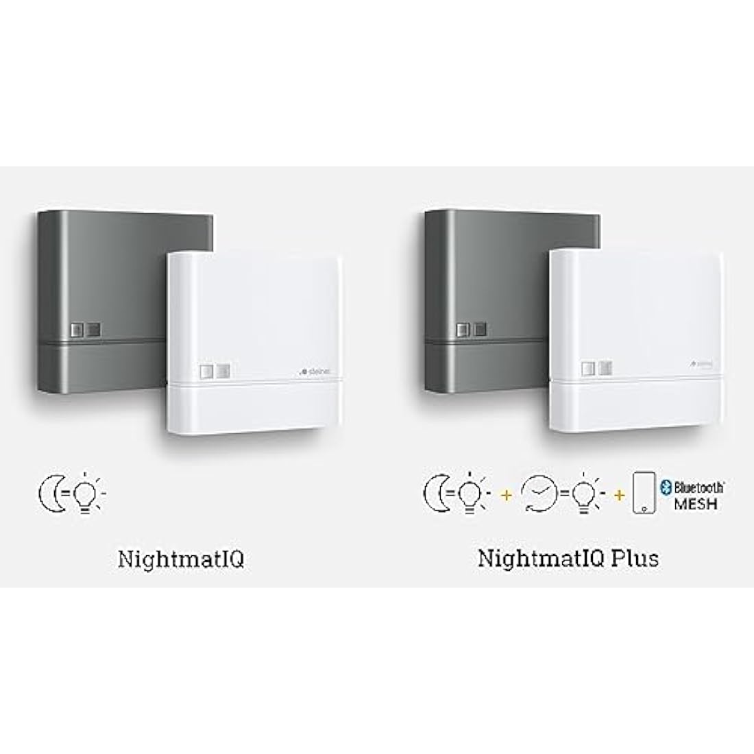 Steinel NightmatIQ Dusk to Dawn Sensor White, Adjustable Outdoor Photoelectronic Switch, 1000W Twiligh Sensor, IP54