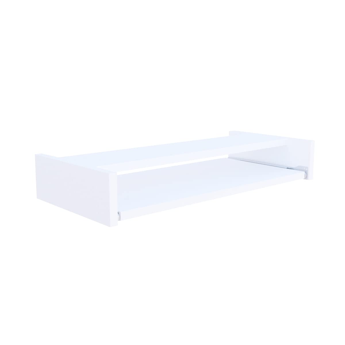 Henor, Removable Wooden Keyboard Stand 70 x 31 x 11 cm Under Desk Under Table White
