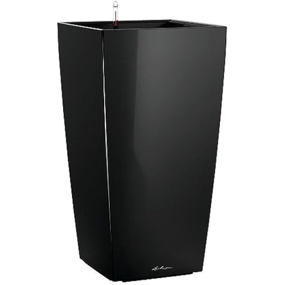 LECHUZA CUBICO Premium 40 black high gloss 18196