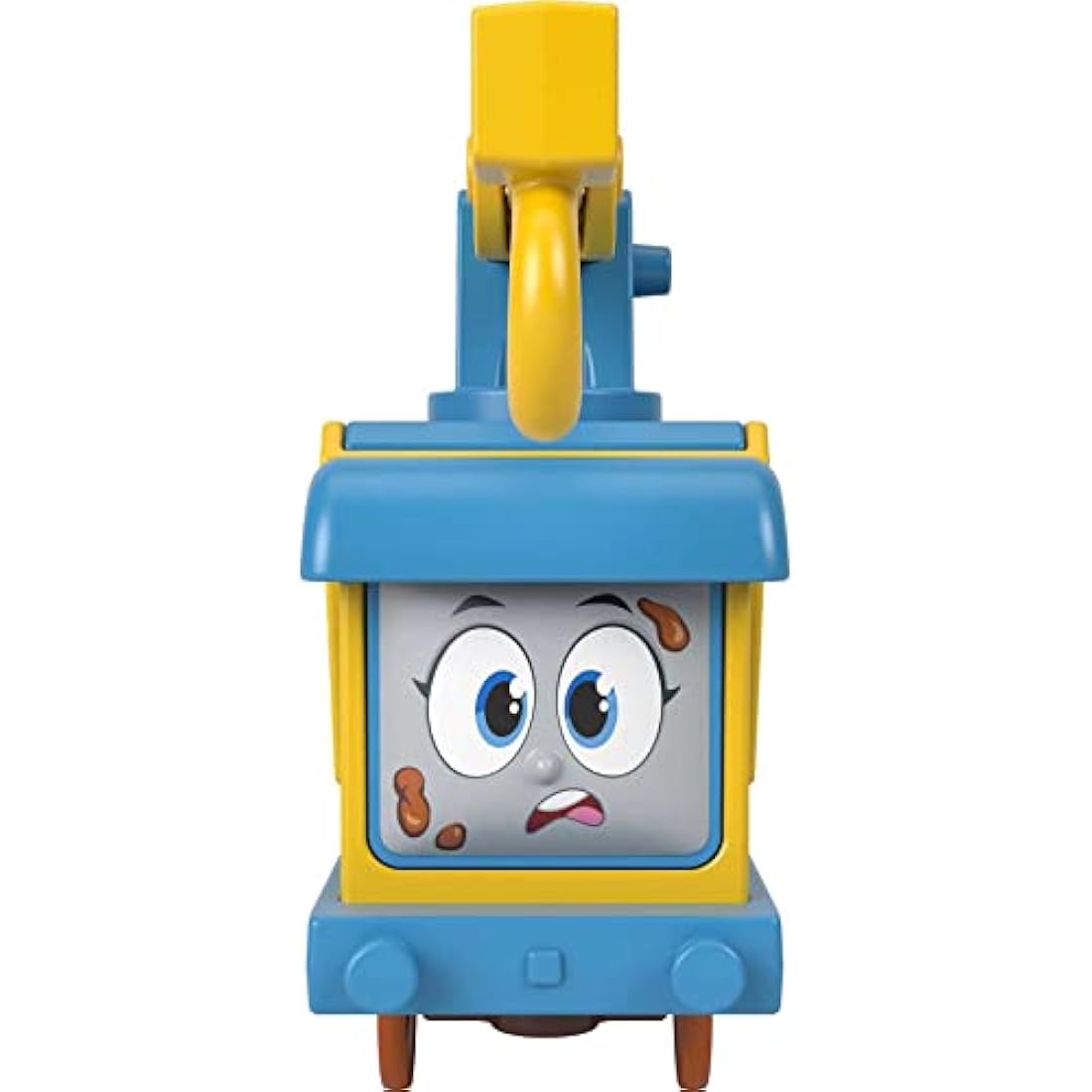 Fisher-Price Thomas & Friends Fix ‘em Up Friends motorized vehicle set with toy train engine and crane for kids ages 3 years and up, HHN43