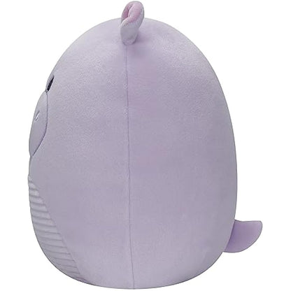 Squishmallows Original 7.5-Inch Hanna Purple Hippo with Corduroy Belly - Small-Sized Ultrasoft Official Plush