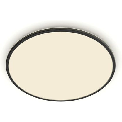 Philips LED Superslim SceneSwitch Dimmable Ceiling Light 2700K 36W [Warm White - Black] for Indoor Home Lighting in Livingroom and Bedroom.