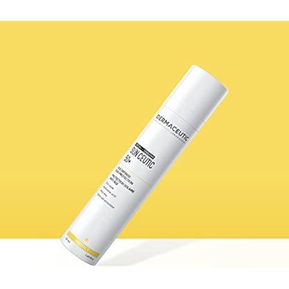Dermaceutic Sun Ceutic 50+ - Sun cream SPF 50+ - Full spectrum protection sunscreen with powerful UVA/UVB filters - Defense face sun block - 50ml