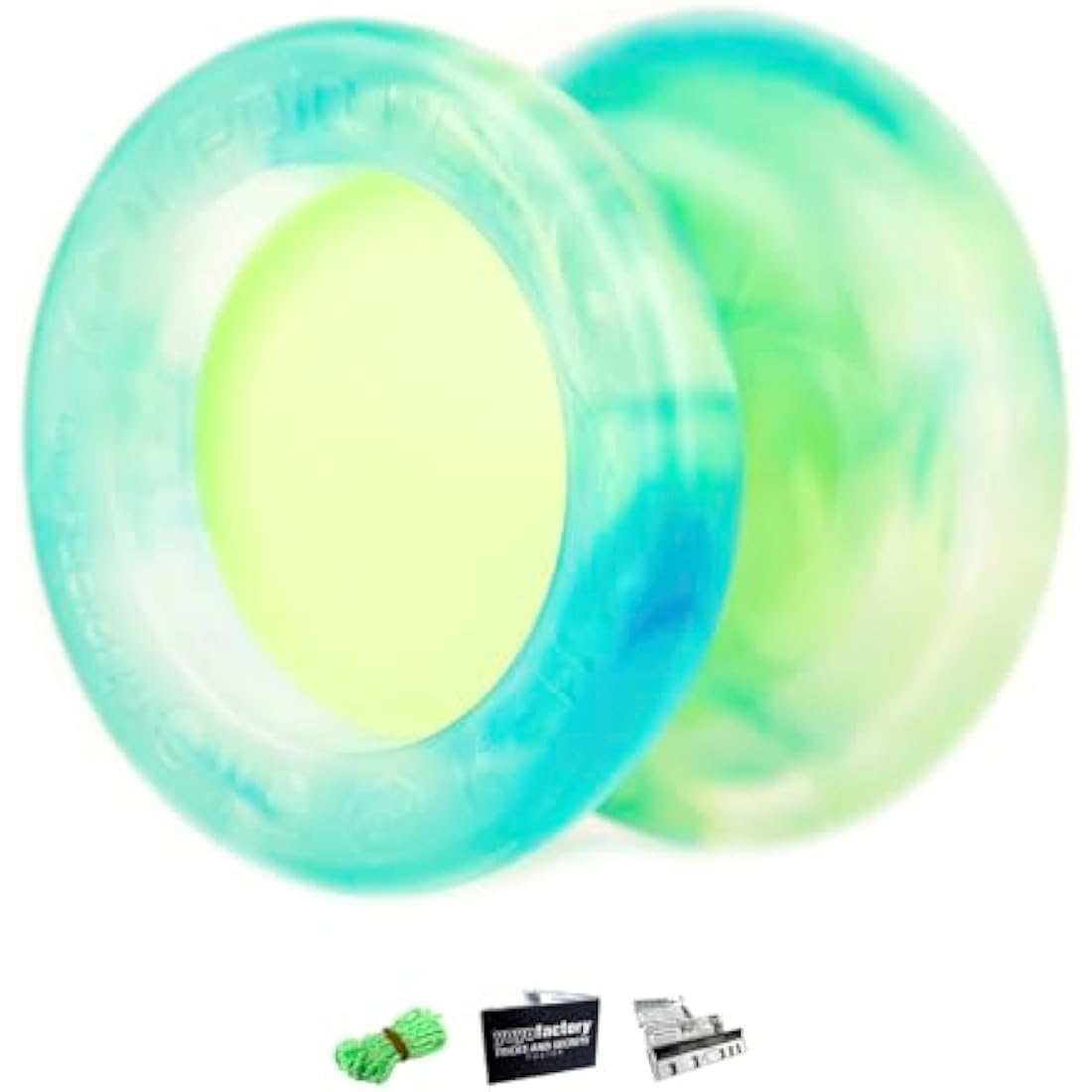 YoYo Factory Replay Pro – Trick YoYo for Kids & Adults | Professional Yo-Yo for Advanced Play, Magic YoYo Unresponsive Yo Yo Style - Green