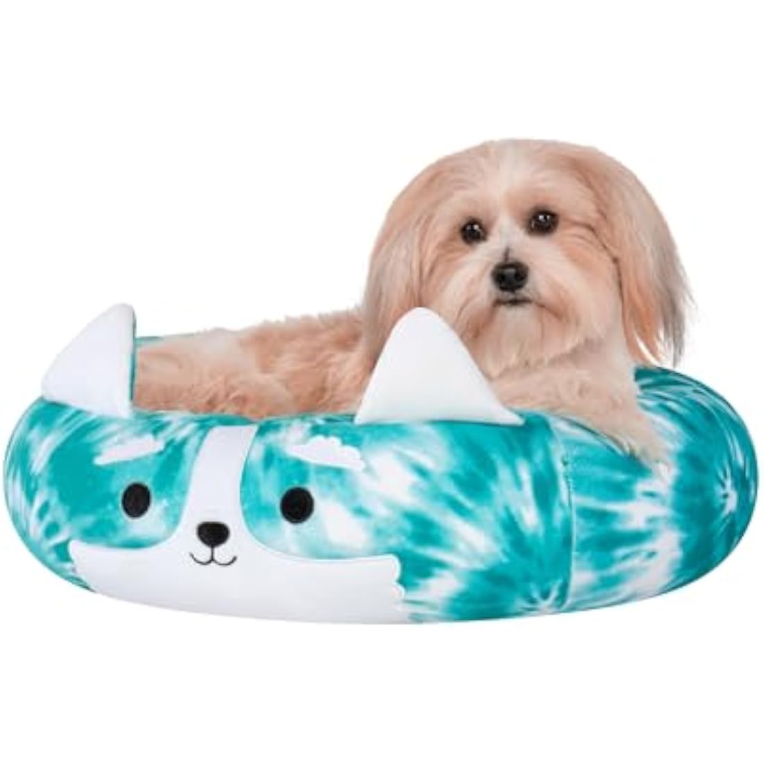Squishmallows Original 20-Inch Halver The Corgi Pet Bed - Small Ultrasoft Official Plush Pet Bed