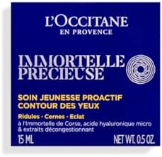 L'OCCITANE Precious Eye Balm 15ml | Vegan & 96% Readily Biodegradable | Wrinkle & Dark Circle Reducing | Premium & Clean Beauty Skincare Eye Balm for All Skin Types