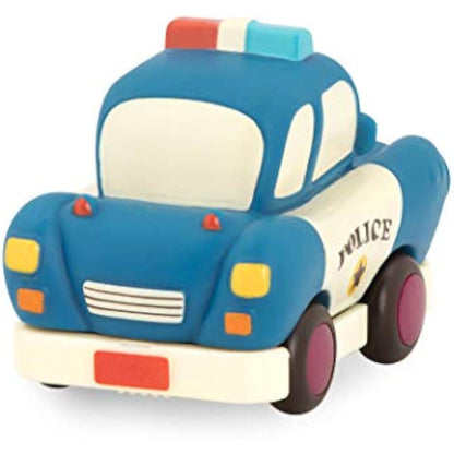 B. toys – Mini Pull – Back Vehicles Set – Set of 3 Vehicles – Truck, Camper Van, Police – 12+ Months