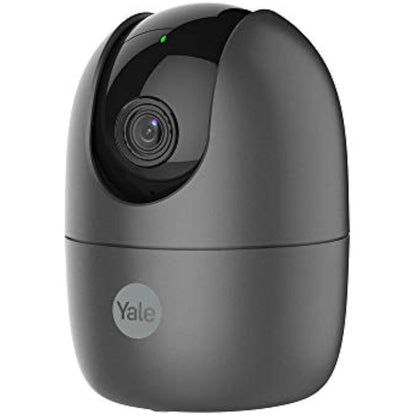 Yale SV-DPFX-B - Indoor Wi-Fi Camera - Pan and Tilt - Motion Detection - Two Way Talk - Privacy Mode - HD Live Viewing - Works With Google and Alexa, Black
