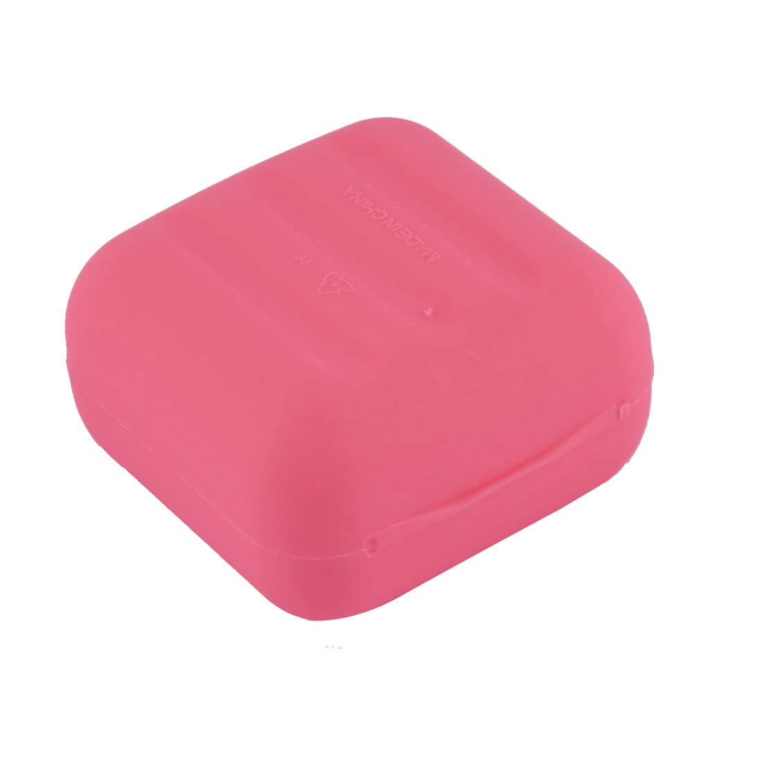 Sourcingmap Plastic Houseware Travel Mini Soap Dish Box Holder Case Container Pink