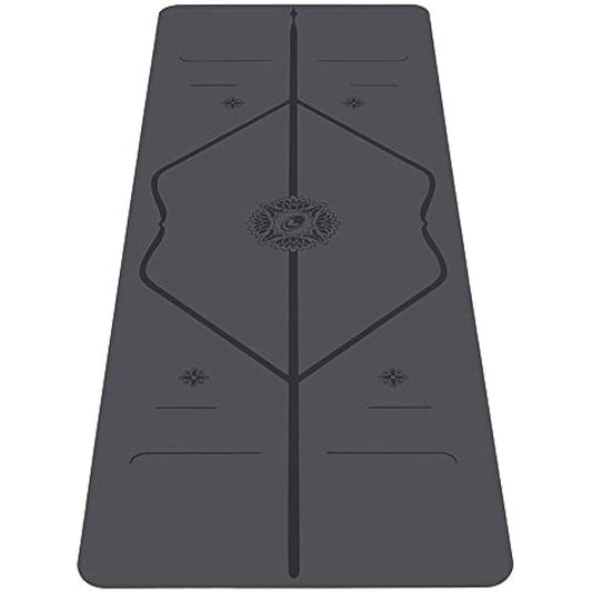 Liforme Special Yoga Mat - Patented Alignment System, Warrior-like Grip, Non-slip, Eco-friendly and Biodegradable, sweat-resistant, Long, Wide and Thick, 4.2mm thick mat for comfort