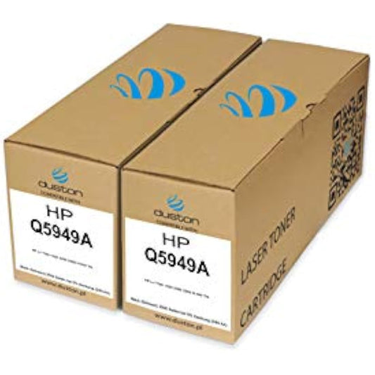 duston 2x Q5949A, 49A Black Toner compatible with HP LaserJet 1160 1320 1320 N 1320 NW 1320 TN 3390 3392