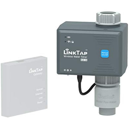 LinkTap G2S Smart Water Timer | Requires Gateway | Irrigation by Weather/Volume/Duration, Intelligent Fault Detection & Alerts, Wider Range Than WiFi, 2-Year Battery Life, 2-Yr Warranty