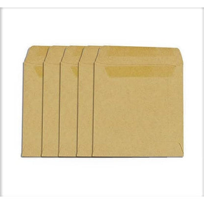 Q-Connect Envelope Wage 108x108mm Plain Self Seal 90gsm Manilla (Pack of 1000),brown