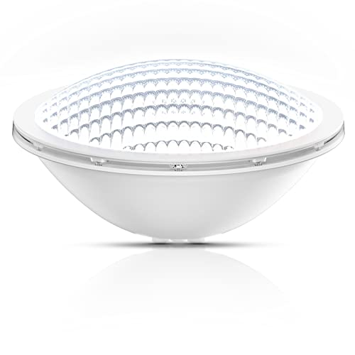 LyLmLe Swimming Pool Lights PAR56 18W Underwater Lights LED Submersible Waterproof IP68 12V DC/AC,6000K Cold White