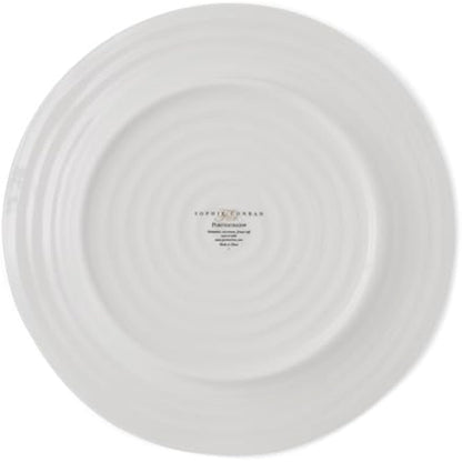Portmeirion Home & Gifts CPW80002-X Dinner Set, Porcelain, White, 27.9 x 27.9 x 2.5 cm