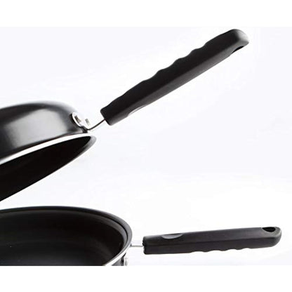 MGE World - Double Flip Pan for Tortillas - Glass-Induction - Diameter 24 cm - Black
