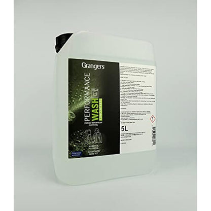 Grangers Performance Wash | 5 Litre | Cleans, Refreshes and Restores the Appearance of All Outdoor Clothing