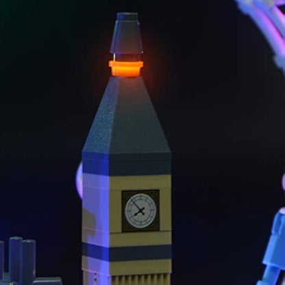 BRIKSMAX Led Lighting Kit for Architecture London Skyline Collection-Compatible with Lego 21034 Building Blocks Model- Not Include the Lego Set