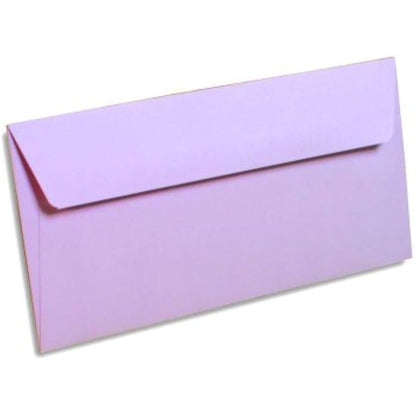 Clairefontaine - Ref 5865C - Pollen Adhesive Envelopes (Pack of 20) - DL Sized, 120gsm Paper, Printer-Compatible, Acid Free, Adhesive Strip for Easy Seal - Lilac