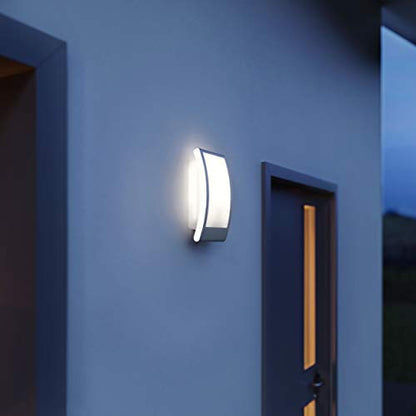 Steinel Outdoor Light L 22 Anthracite Stainless Steel Max 60 W Outdoor Wall Light E27 Socket Modern Wall Light