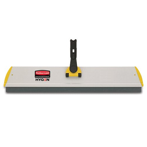 Rubbermaid Commercial Products FGQ57000YL00, 24.1-Inch HYGEN Quick Connect Squeegee Single Sided Mop Frame - Yellow