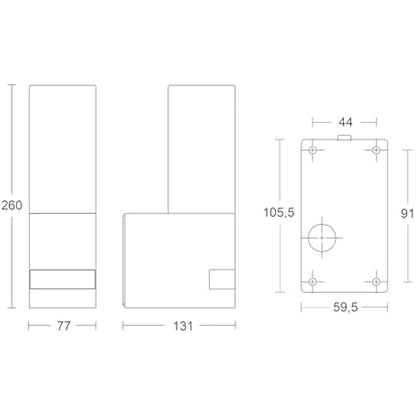 Steinel LED Outdoor Light L 605 S, 180° Motion Detector With Maximum 10 m Range, 11.3 W, 729 lm, Aluminium, Anthracite