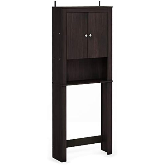 FURINNO Wall Mounted Cabinets, Wood, Espresso, one size