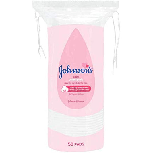 Johnson's Baby - Cotton Pads 50Pack, Pack Of 3