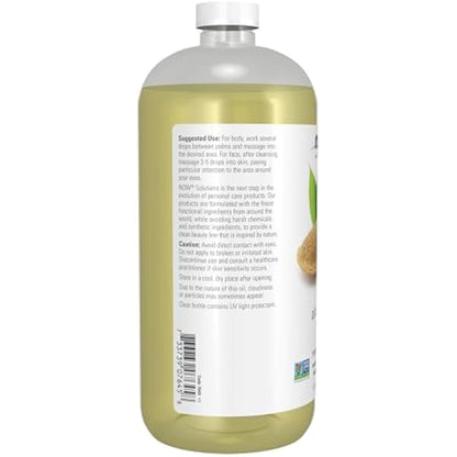 NOW Foods - Now Solutions Natural Moisturizing Oil Sweet Almond - 32 fl. oz.