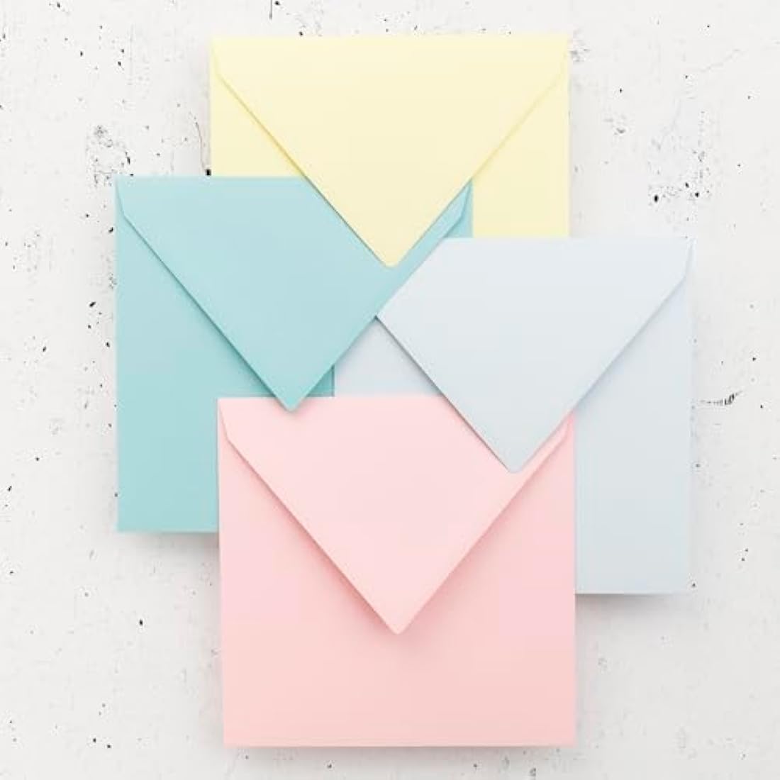 Clairefontaine - Ref 5493C - Pollen Envelopes (Pack of 20) - 165 x 165mm Sized, 120gsm Paper, Gummed Seal, Inkjet & Laser Printer Compatible, Acid Free - Blue