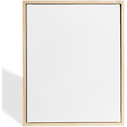 Colour Splash 40x50cm Stretched Canvas with Pinewood Frame (1pk), 3.8cm Deep Edge, 4.8cm Pine Frame, Linen & Cotton Blend, Medium Grain, Triple-Primed 450gsm, Durable Blank Canvas for Oil & Acrylic