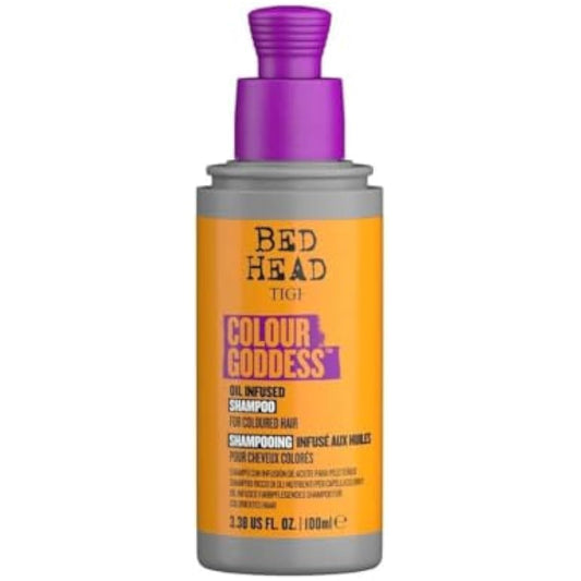 Bed Head by TIGI - Colour Goddess Shampoo - Ideal for Coloured Hair - Travel Size Shampoo - 100 ml