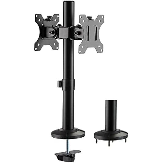 Logilink BP0109 - Monitor Mount Dual 17-32" Steel Curved Screens Black