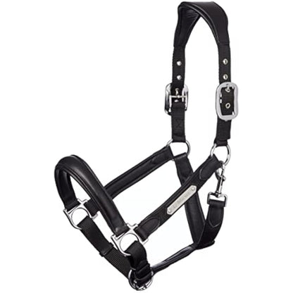 LeMieux Capella Headcollar for Horses - Leather/Nylon - Pressure Relief & Soft Touch