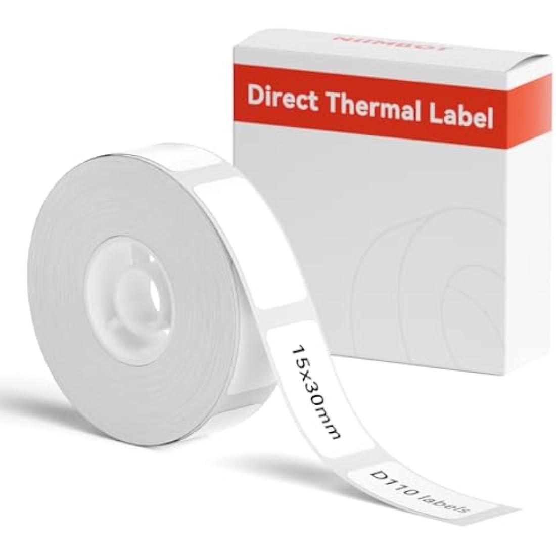 NIIMBOT Thermal Labels 0.59" x 1.18"(15 * 30mm) Printer Sticker Paper with Self-Adhesive for D11/D110/D101/H1S,1 Roll of 210