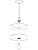 EGLO Maserlo Pendant Light, Gold Matt Nickel Stee and Taupe Fabric Hanging Lamp, Dining and Living Room Ceiling Lighting, E27 Socket, Ø 6 inches