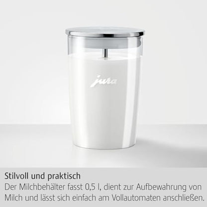 Jura 72570 Glass Milk Container, 9.2 x 9.2 x 13.5 cm