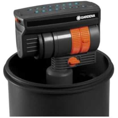 Gardena Sprinkler System Complete Set with Sversive Quadrangers OS 140: Irrigation System for Square and Rectangular Surfaces up to Max 140 m², ground level mounted (8221-20)
