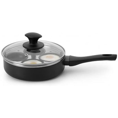 lakeland Induction-Safe 20cm Egg Poaching Frying Pan – Removable Non-Stick Cups for Omelettes