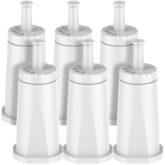 GLACIER FRESH (6 Pack) Water Filter Compatible with Sage® Coffee Machines Barista Express Pro Oracle Touch, Replacement for ClaroSwiss® Water Filters for BES870/875/878/880/980/990/500/810