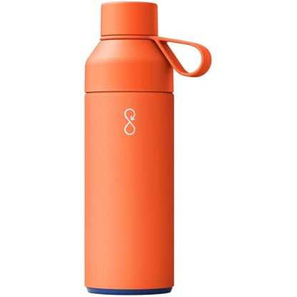 Ocean Bottle - Recycled Stainless Steel Bottle - Eco-Friendly & Reusable (Original 500ml, Sun Orange)