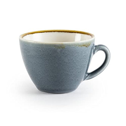 Olympia Kiln Ocean Cappuccino Coffee Cups Set 340 ml/12 oz (Pack of 6) - Fits Saucers: GP333, GP349, GP365, GP481 - GP348