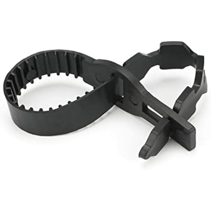 KINGLAKE 4Pcs 40cm Black Tree Ties Straps Supports Heavy Duty Shrub Ties Adjustable Interlock Garden Tree Ties for Shrub Rose Tree Plant Support