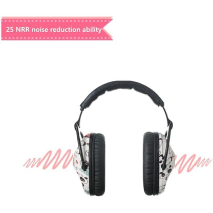 PROTEAR SNR 28 dB Ear Defenders for Kids- Noise Cancelling Ear Muffs Hearing Protectors for Children,Toddler Baby, Perfect for Concerts,Study（Panda）