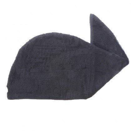 aztex Luxury Hair Turban Towel, Head Wrap Towel, Hair Drying Towel with Loop and Button Fastener, Luxury Absorbent and Lightweight Cotton
