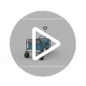 Sekey Folding Festival Trolley with Wide All-Terrain Wheels, 440LB Large Load Capacity, Heavy-Duty Camping Wagon with Brake, Sturdy Beach Garden Cart, Adjustable Handles & Drink Holders, Blue