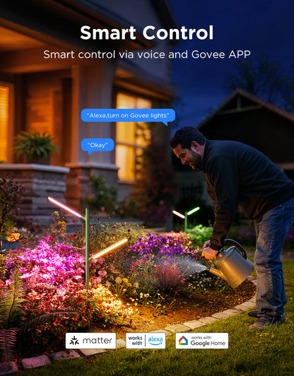 GOVEE RGBICWW GARDEN LIGHTS (2 PACK)