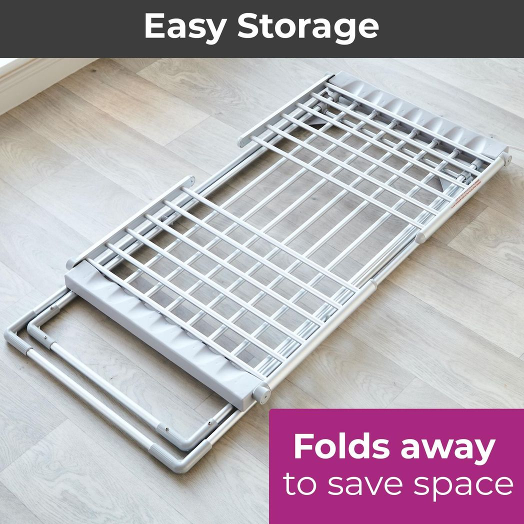 Neo Electric Heated Winged Airer Clothes Dryer Rack