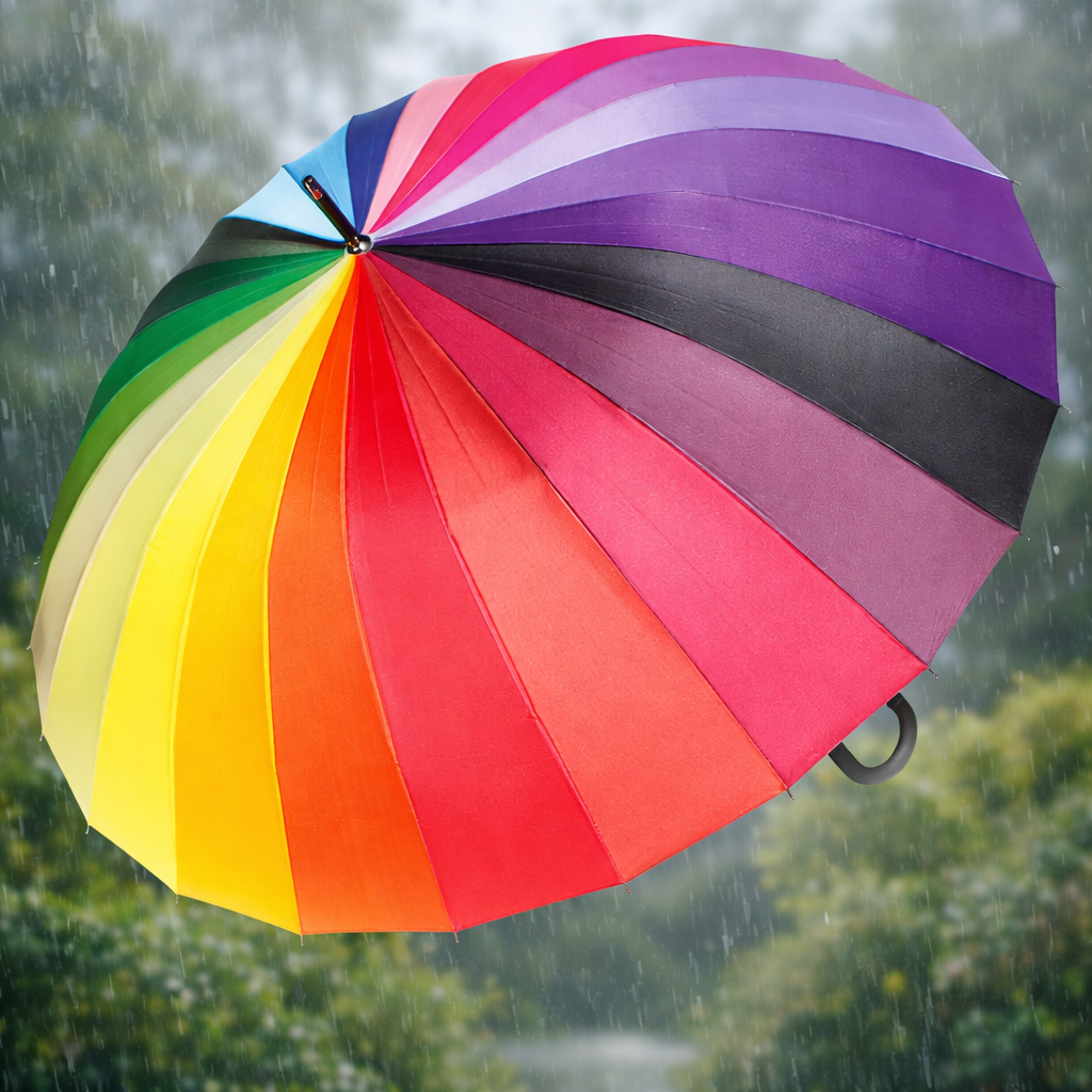 24 Rib Rainbow Umbrella