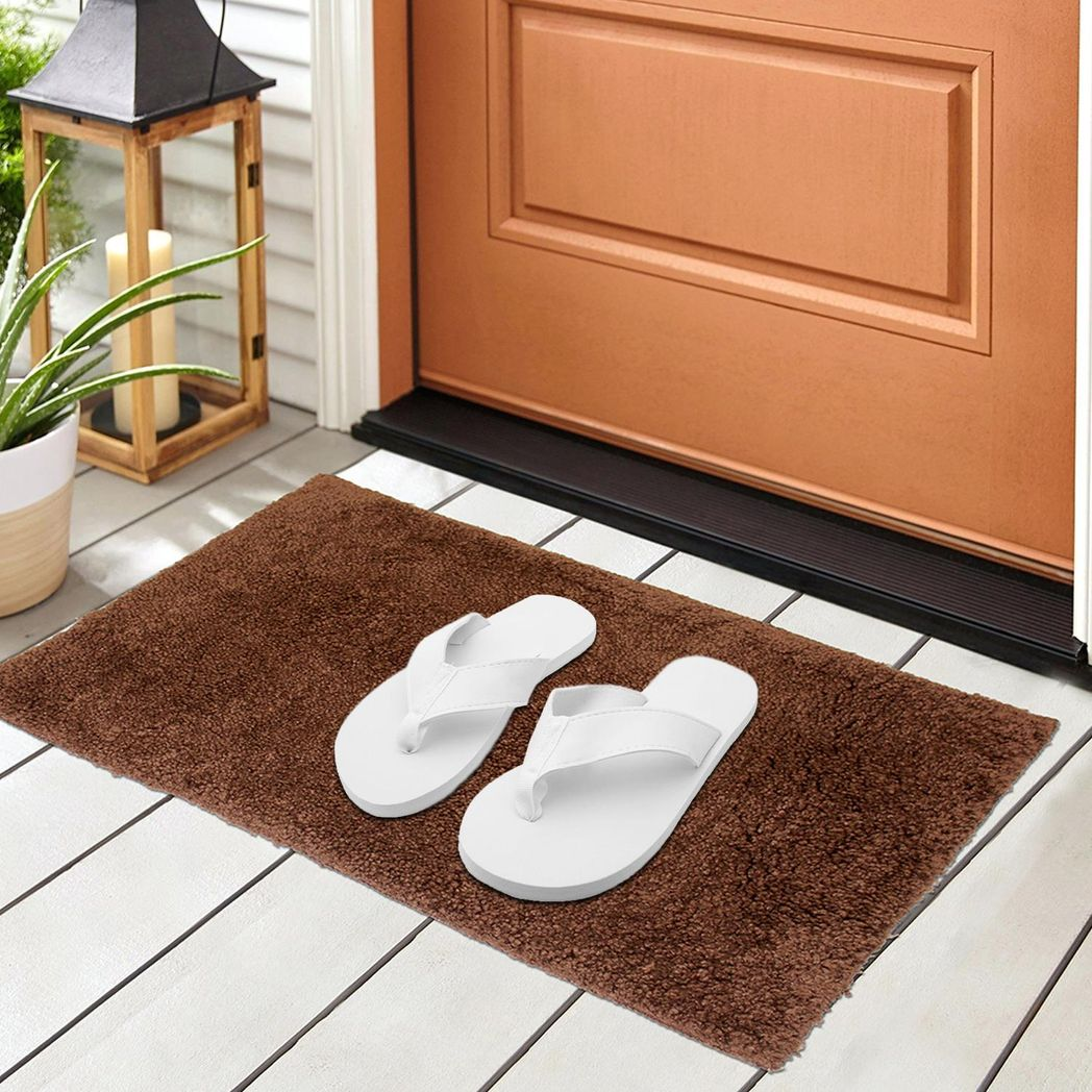 Flo "Bring me Prosecco" Sand Imprint Flip Flops White, Small